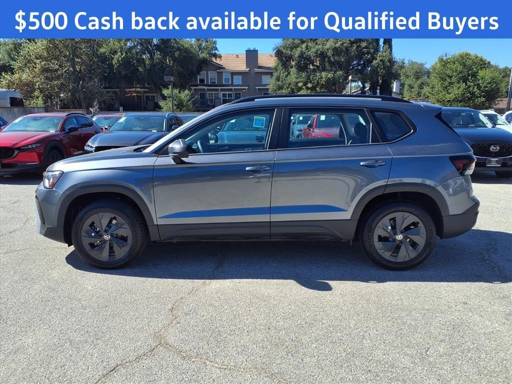 new 2025 Volkswagen Taos car, priced at $26,466