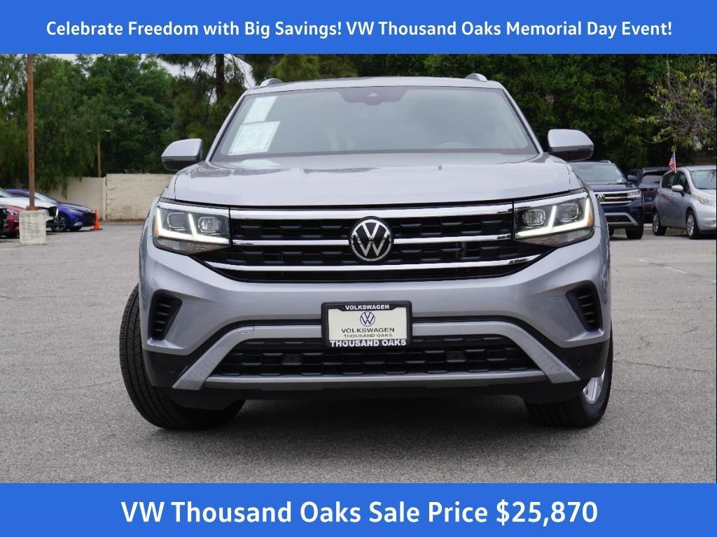 used 2021 Volkswagen Atlas Cross Sport car, priced at $25,870