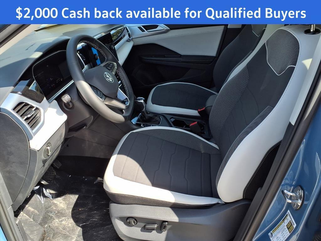 new 2025 Volkswagen Taos car, priced at $28,658
