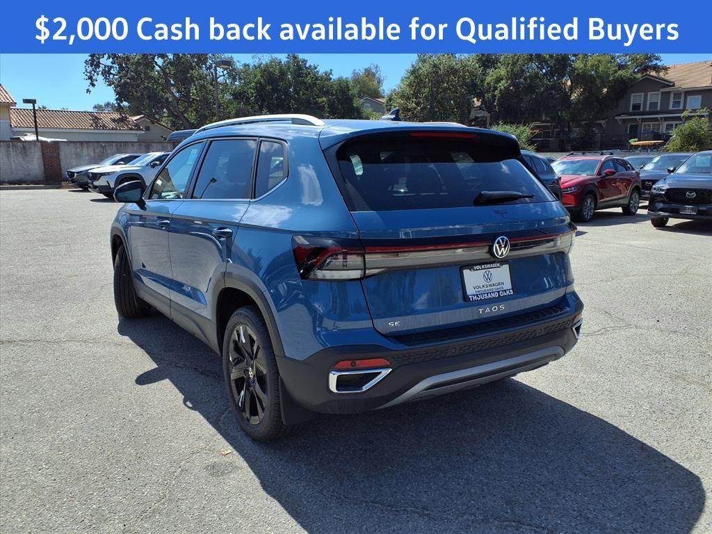 new 2025 Volkswagen Taos car, priced at $28,658