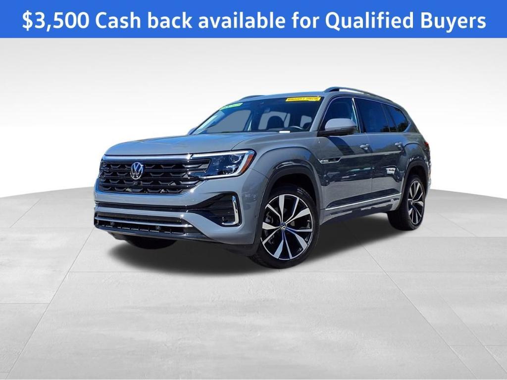 new 2025 Volkswagen Atlas car, priced at $49,999