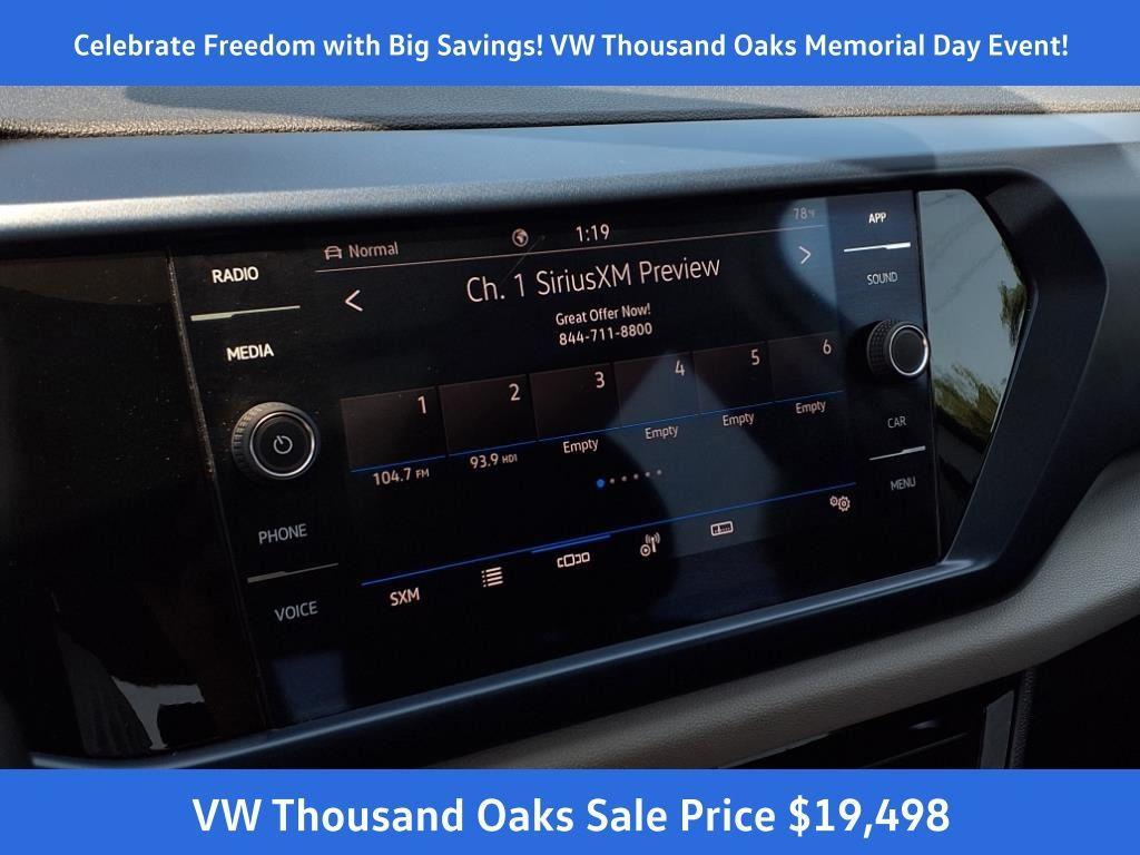 used 2022 Volkswagen Taos car, priced at $19,498