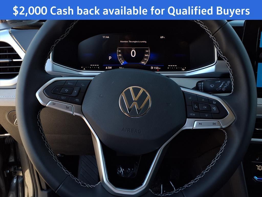 new 2025 Volkswagen Taos car, priced at $27,286