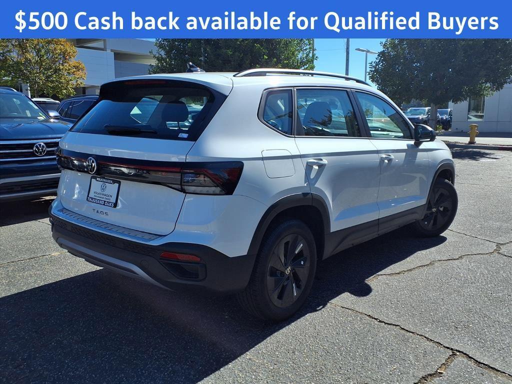 new 2025 Volkswagen Taos car, priced at $26,292