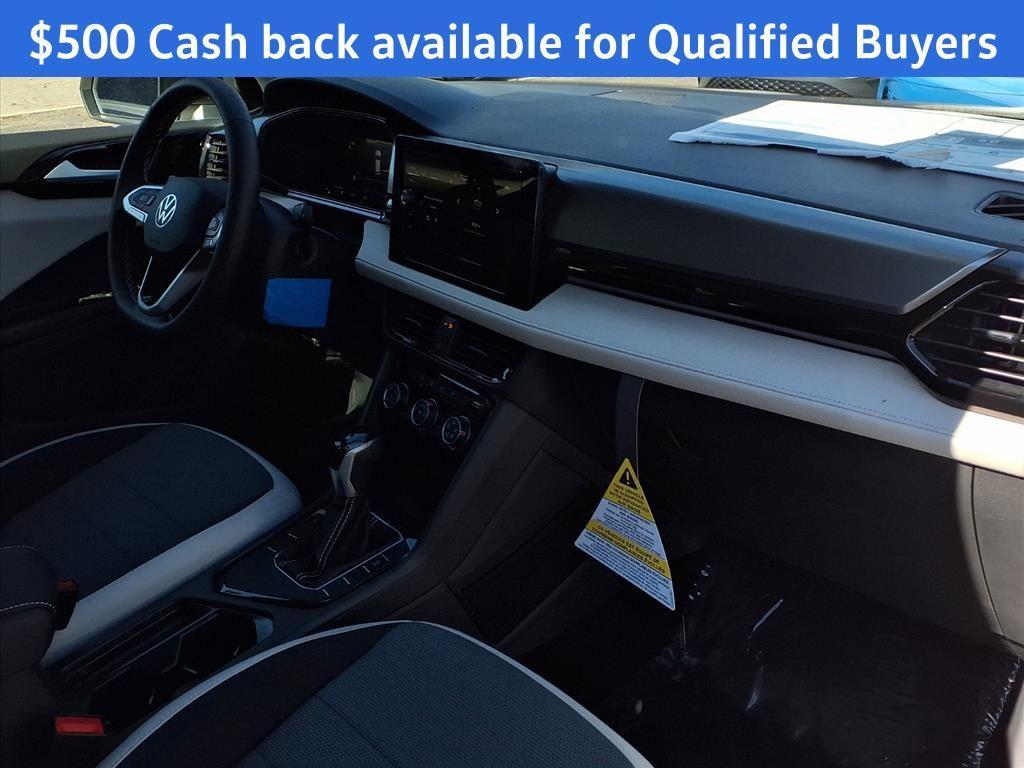 new 2025 Volkswagen Taos car, priced at $26,292