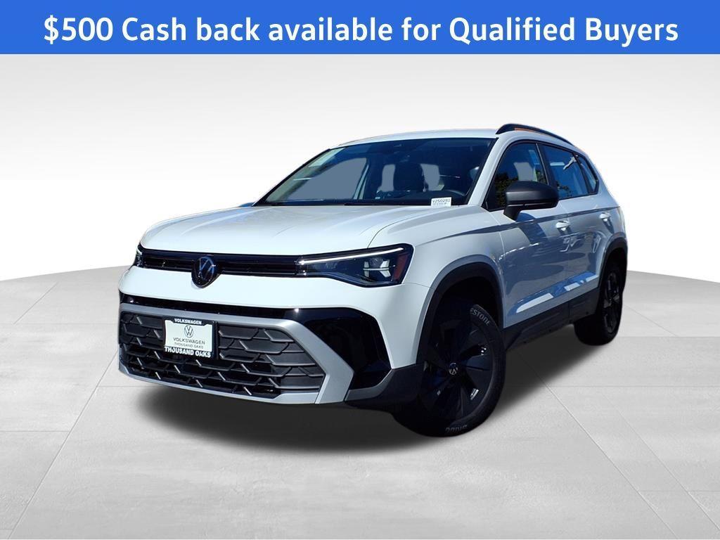 new 2025 Volkswagen Taos car, priced at $26,292