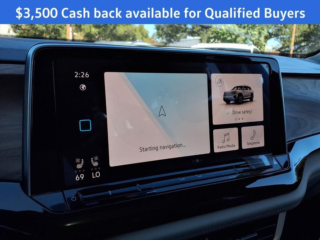 new 2025 Volkswagen Atlas car, priced at $41,346