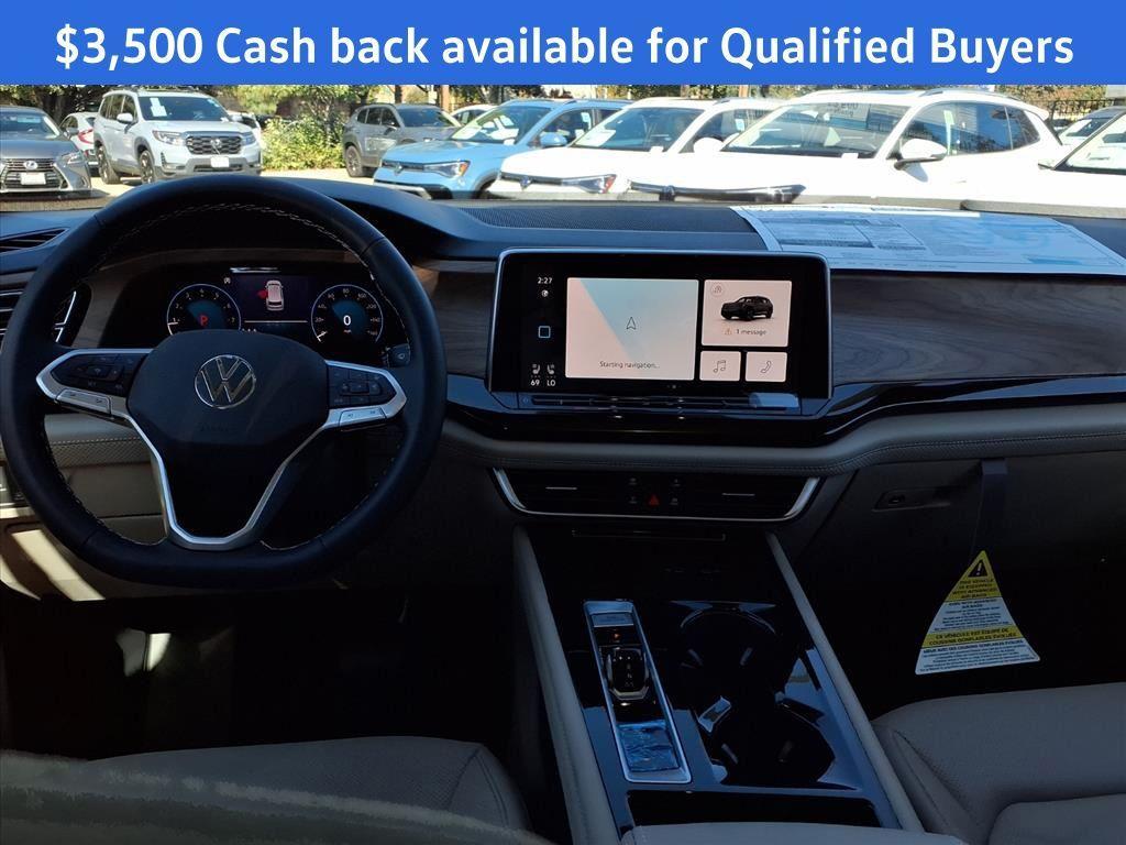new 2025 Volkswagen Atlas car, priced at $41,346