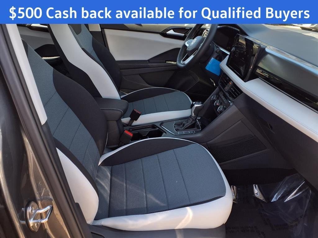 new 2025 Volkswagen Taos car, priced at $26,143