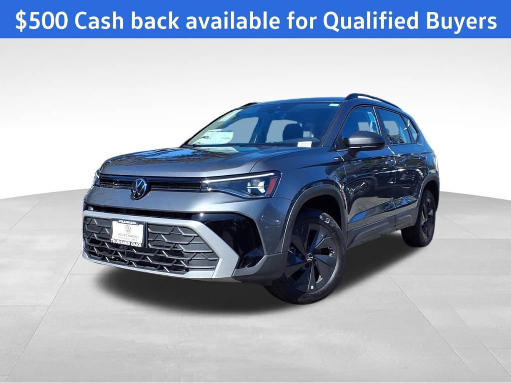 new 2025 Volkswagen Taos car, priced at $26,143