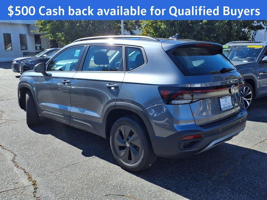 new 2025 Volkswagen Taos car, priced at $26,143