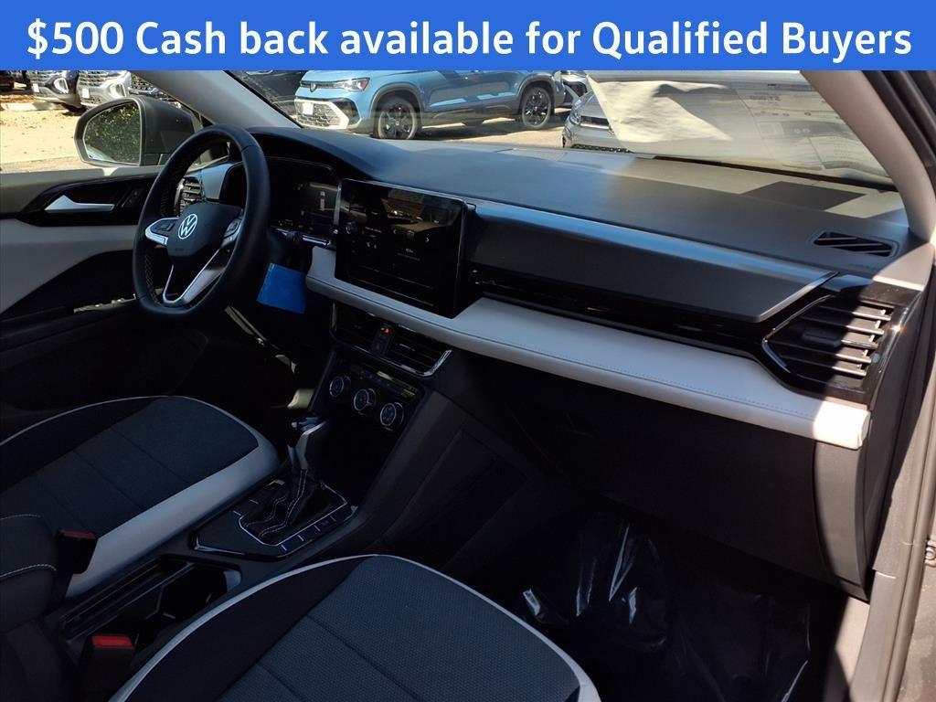 new 2025 Volkswagen Taos car, priced at $26,143