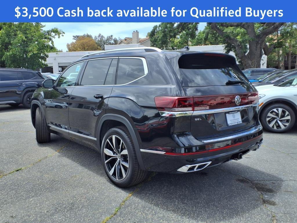 new 2025 Volkswagen Atlas car, priced at $50,550