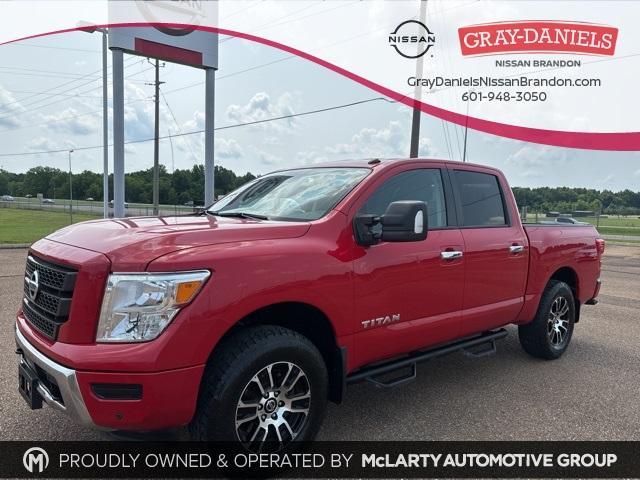 used 2021 Nissan Titan car, priced at $27,600