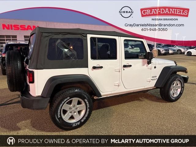 used 2016 Jeep Wrangler Unlimited car, priced at $21,700