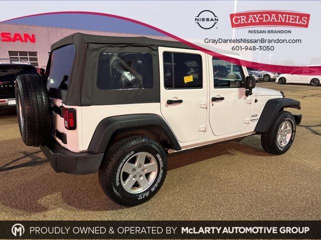 used 2016 Jeep Wrangler Unlimited car, priced at $21,700