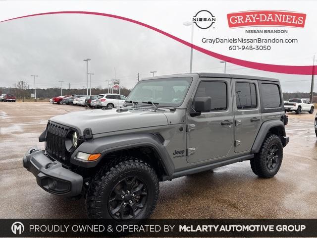 used 2021 Jeep Wrangler Unlimited car, priced at $24,400