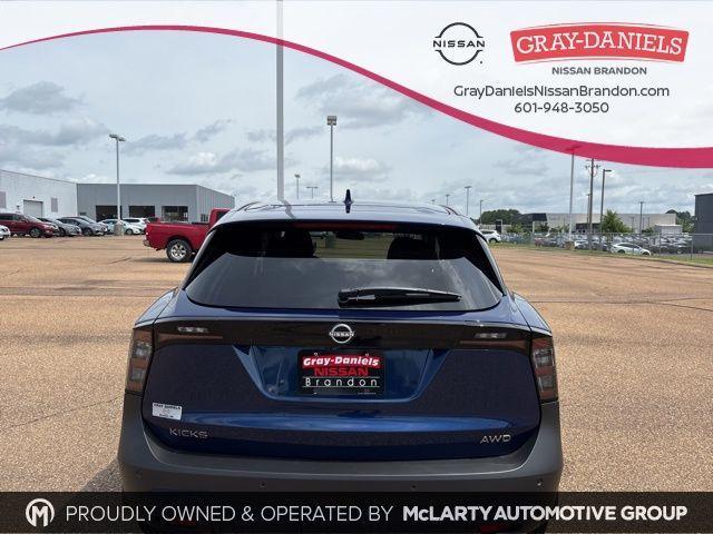new 2025 Nissan Kicks car, priced at $25,092