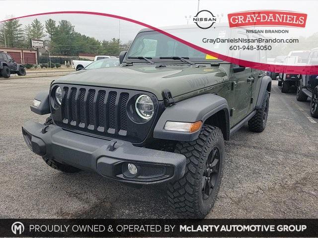 used 2021 Jeep Wrangler Unlimited car, priced at $31,500