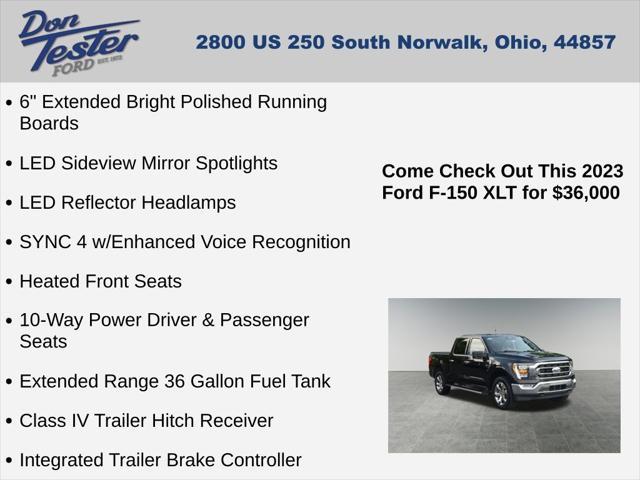 used 2023 Ford F-150 car, priced at $36,000
