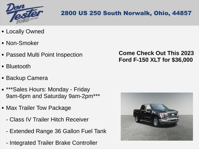 used 2023 Ford F-150 car, priced at $36,000