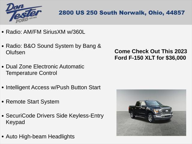 used 2023 Ford F-150 car, priced at $36,000