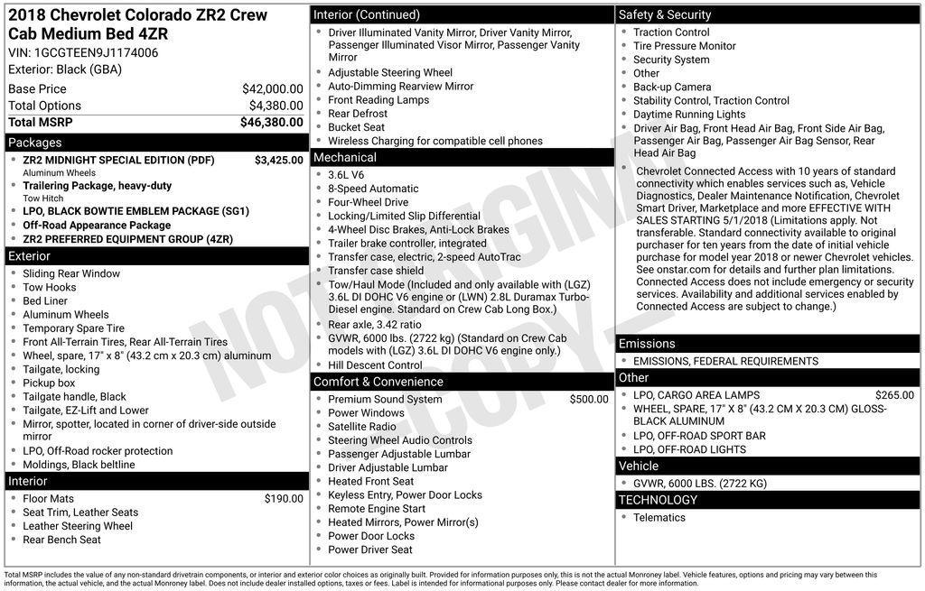 used 2018 Chevrolet Colorado car