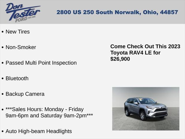 used 2023 Toyota RAV4 car, priced at $26,900