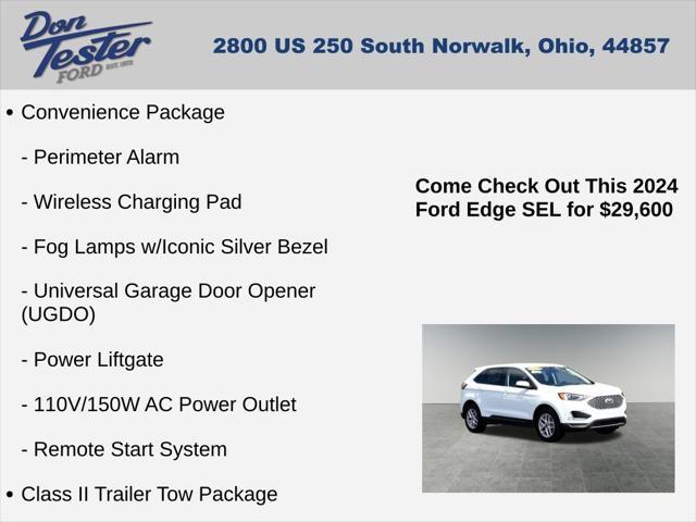 used 2024 Ford Edge car, priced at $29,600
