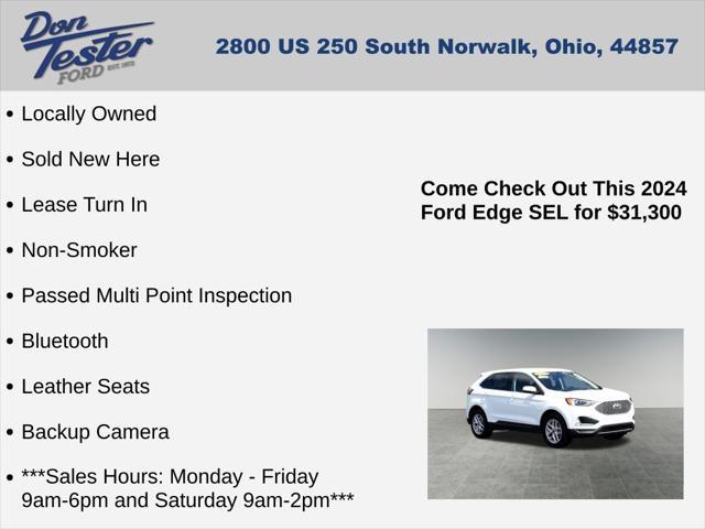 used 2024 Ford Edge car, priced at $31,300