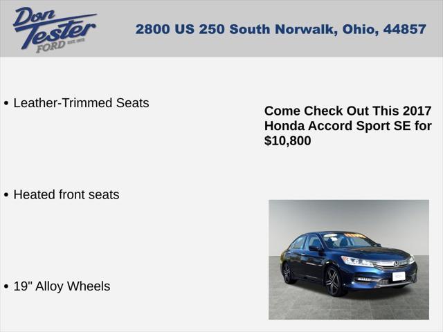 used 2017 Honda Accord car, priced at $10,800