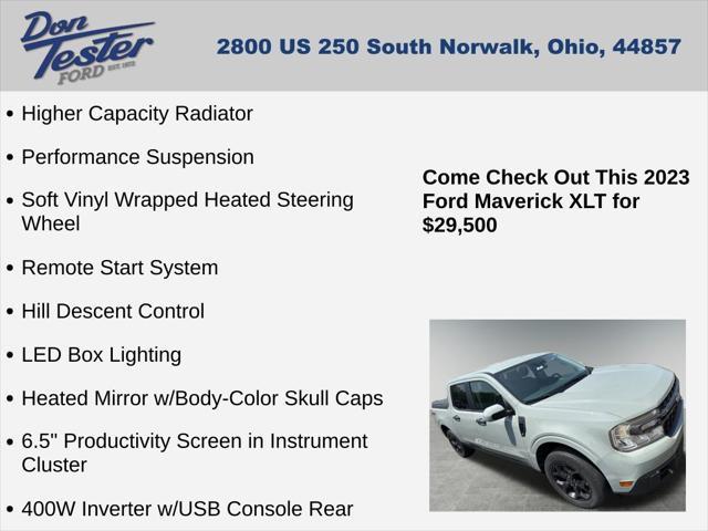 used 2023 Ford Maverick car, priced at $29,500