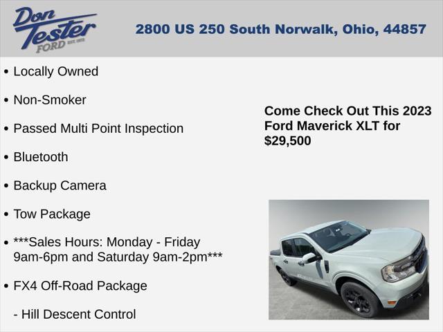 used 2023 Ford Maverick car, priced at $29,500