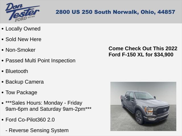used 2022 Ford F-150 car, priced at $34,900