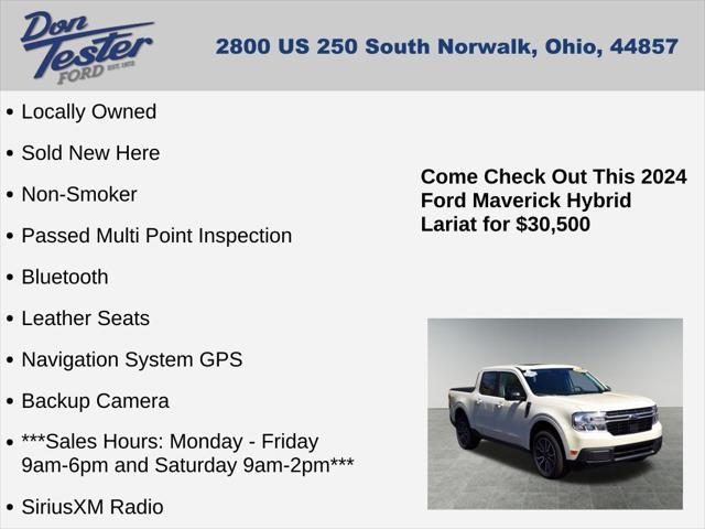 used 2024 Ford Maverick car, priced at $30,500