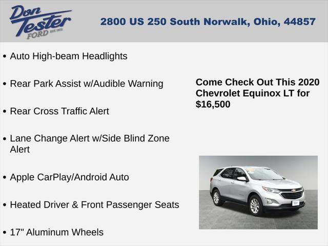 used 2020 Chevrolet Equinox car, priced at $16,500