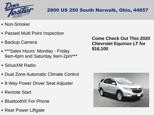used 2020 Chevrolet Equinox car, priced at $16,100