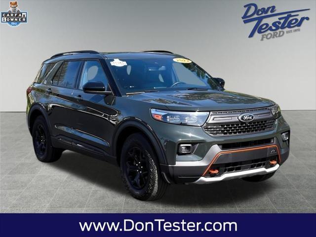 used 2022 Ford Explorer car, priced at $32,700