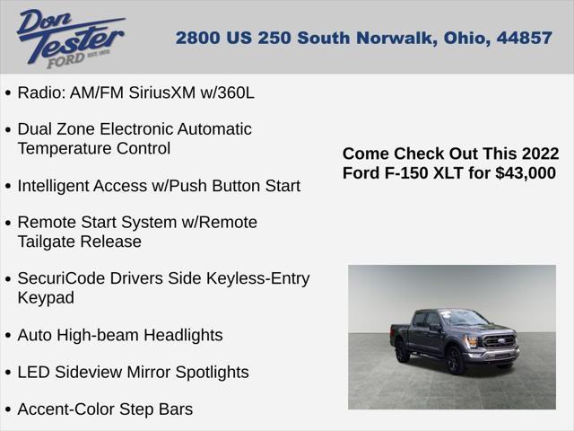 used 2022 Ford F-150 car, priced at $43,000