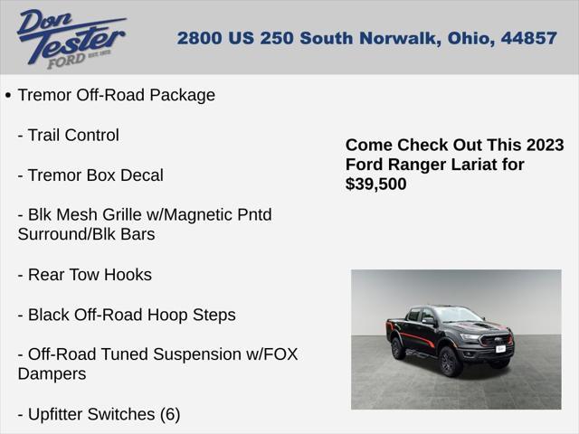 used 2023 Ford Ranger car, priced at $39,500