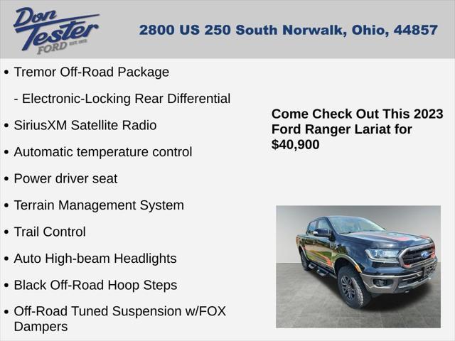 used 2023 Ford Ranger car, priced at $40,900
