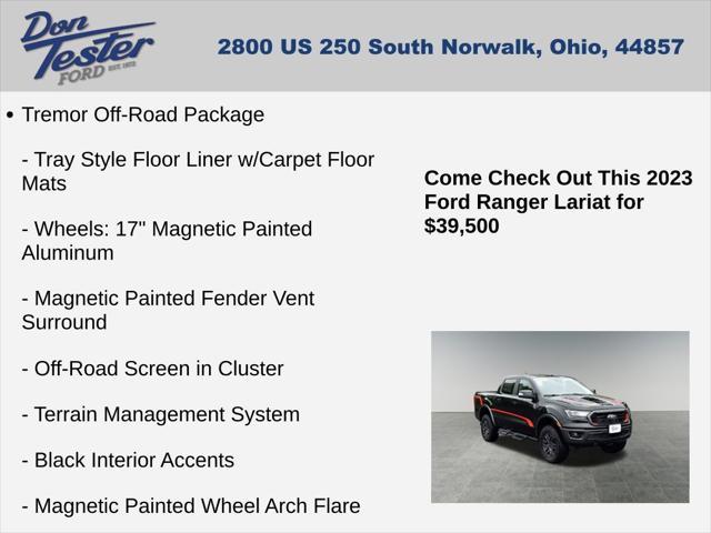 used 2023 Ford Ranger car, priced at $39,500