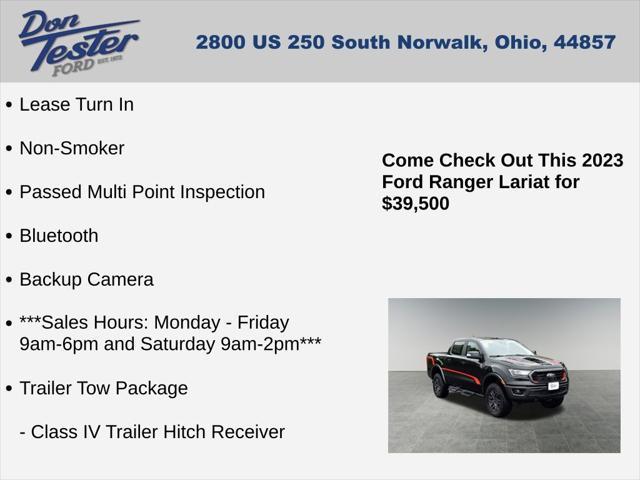 used 2023 Ford Ranger car, priced at $39,500