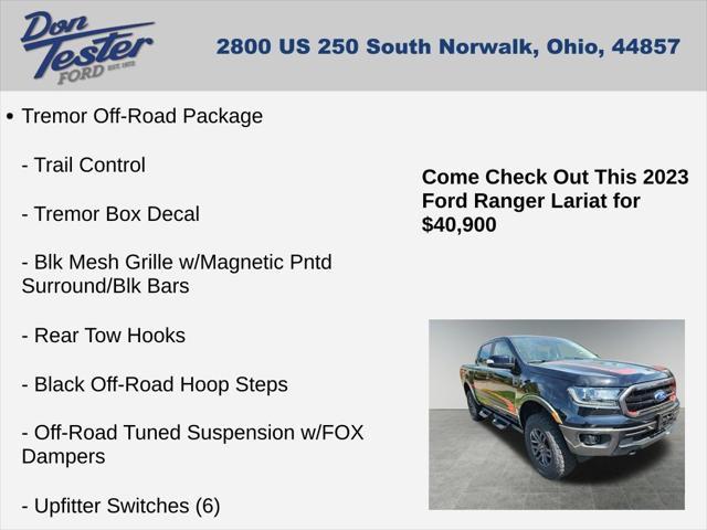 used 2023 Ford Ranger car, priced at $40,900