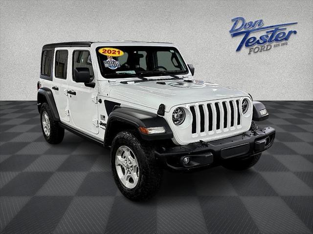 used 2021 Jeep Wrangler Unlimited car, priced at $31,000