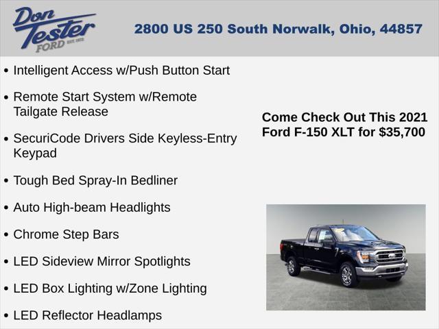 used 2021 Ford F-150 car, priced at $35,700