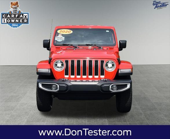 used 2020 Jeep Wrangler Unlimited car, priced at $35,200