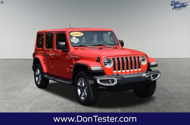 used 2020 Jeep Wrangler Unlimited car, priced at $35,200