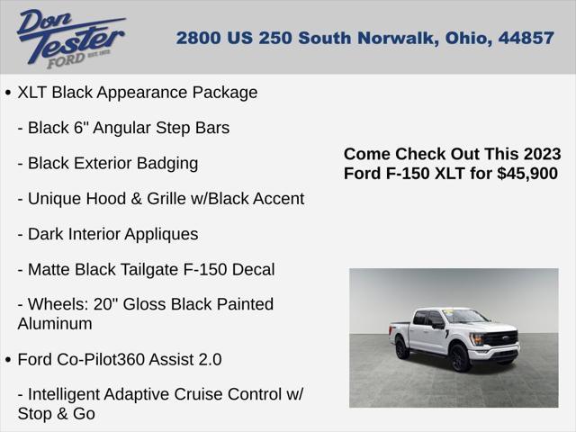 used 2023 Ford F-150 car, priced at $45,900