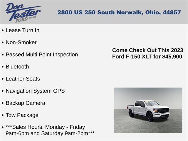 used 2023 Ford F-150 car, priced at $45,900